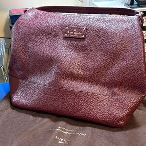 Kate Spade Deep Red Leather Bag